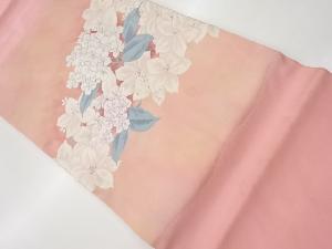 花々模様織出し名古屋帯
